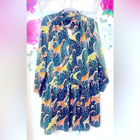 J.Crew Giraffe Dress Sz S‎ - Picture 2 of 8